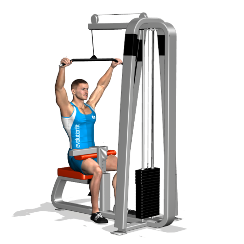 Wide Grip Lat Pull Down